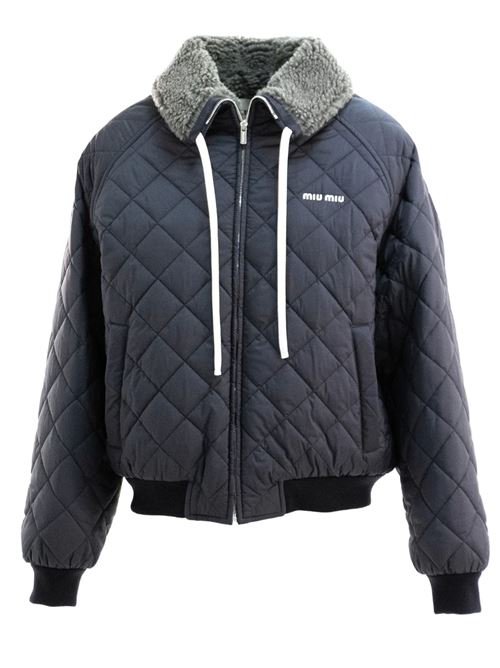 Bomber in tessuto tecnico MIU MIU | ML15481J4EF0008